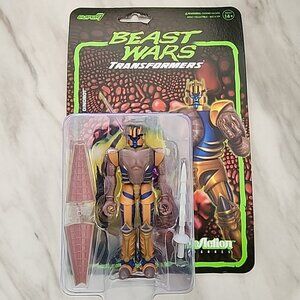Dinobot Beast Wars Transformers Super7 Reaction Figure - New Sealed